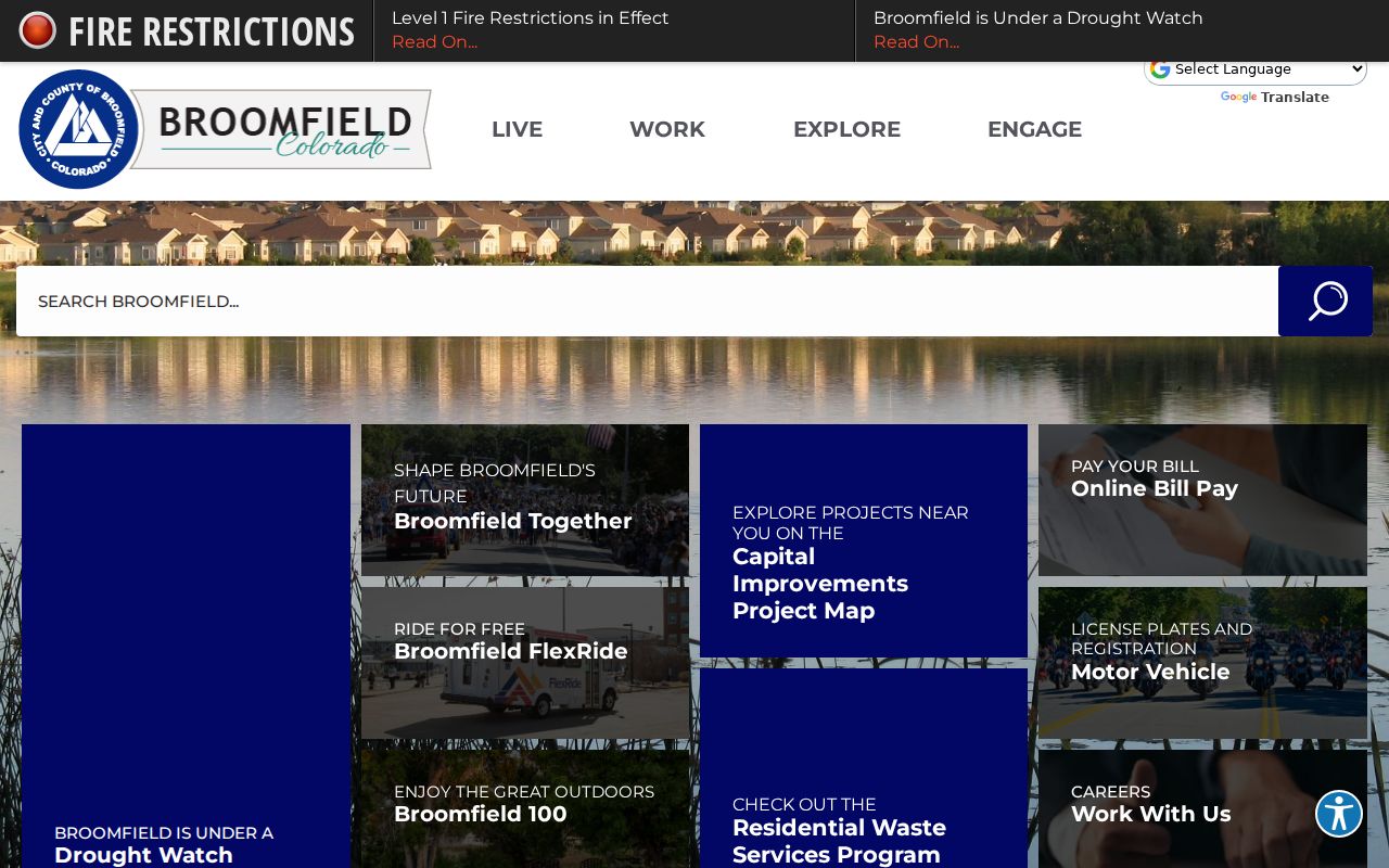 Broomfield County criminal records from the city and county government